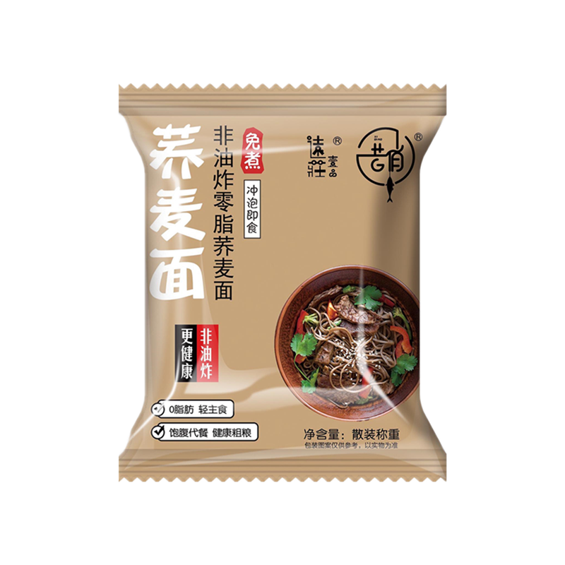昔俏荞麦面非油炸免煮带料包