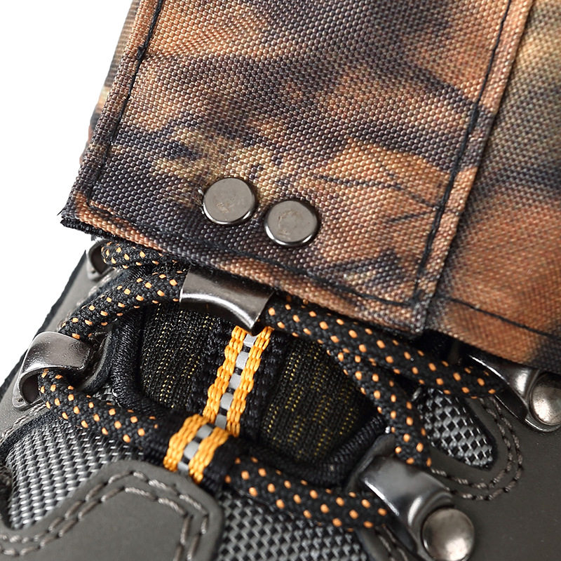 야외 등산 방수 및 방설 신발 커버 모래 방지 긁힘 방지 및 곤충 방지 레깅스 사막 장비 하이킹 및 스키용 스노우 부츠