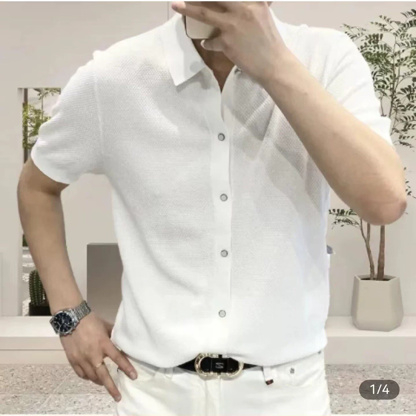 万苏男装2026夏季男士POLO衫半袖时尚运动短袖开衫翻领针织衬衫a9