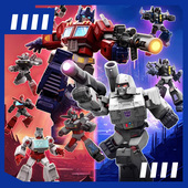 布鲁可x变形金刚 擎天柱盲盒积木人收藏礼物男孩玩具 正版