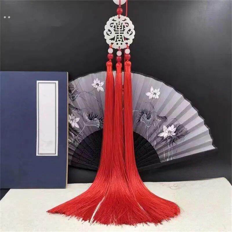 剑穗太极剑穗高档比赛表演剑专用不绕手宝剑流苏回龙丝冰丝剑穗