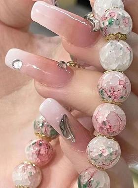 淄博博山琉璃手链山东项链配饰品精致可爱玻璃手串轻奢小众纪念品