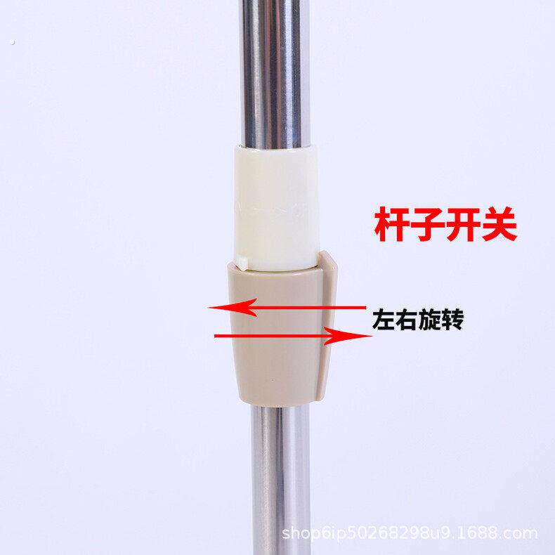 旋转拖把杆单把卖单杆拖把头手压一体式好神拖通用替换配件墩布杆