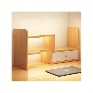 桌面置物架桌上书架学生家用书桌收纳多层转角小柜子办公室工位架