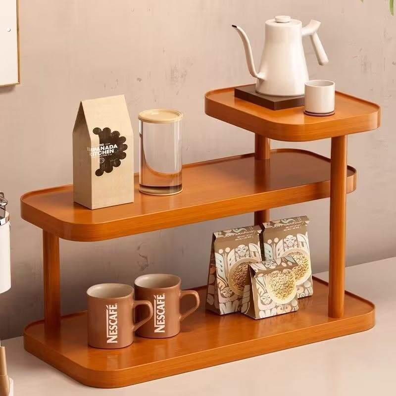 桌面杯子置物架茶杯杯具水杯马克杯收纳架展示架多层小型特别好看
