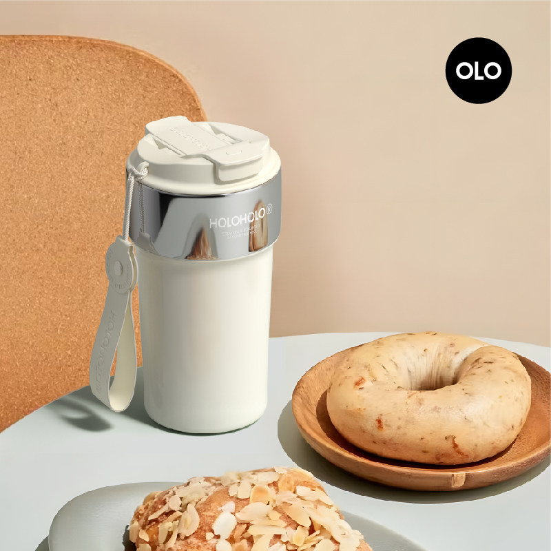 holoholo保温杯女高颜值水杯女316不锈钢便携随行陶瓷内胆咖啡杯