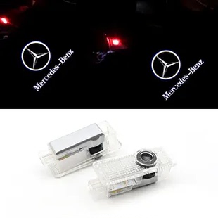 LED氛围灯适用于奔驰CLS CLA迎宾灯镭射高清投影车门logo灯2支装