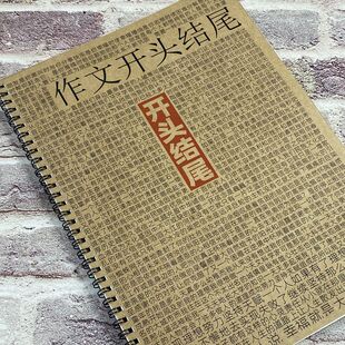 作文开头结尾学生考试专用万能模版玫瑰体鲸落体潋滟体硬笔练字帖