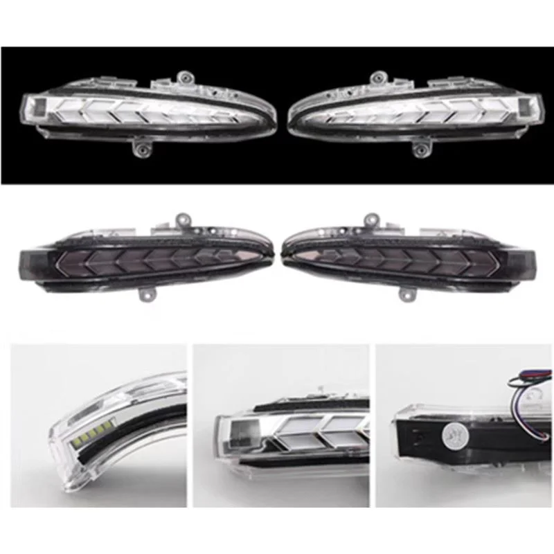 FOR ALPHARD30埃爾法多功能LED后視鏡蓋燈威爾法RAV419款鏡罩燈