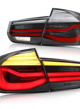 适用于2013-2015款宝马3系F30流光转向LED汽车尾灯改装升级