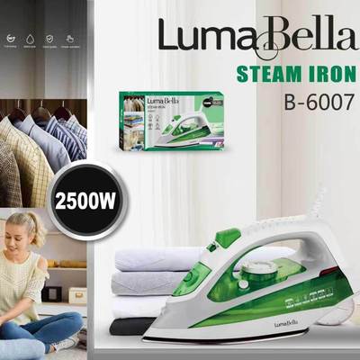 外贸LumaBella6007电熨斗家用蒸汽熨斗2500W陶瓷熨斗STEAM IRON