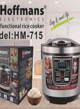 Hoffmans电压锅715ElectricPressureCooker6L
