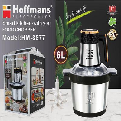 出口Hoffmans搅碎机8877FoodChopper6LGlass0.2cbm