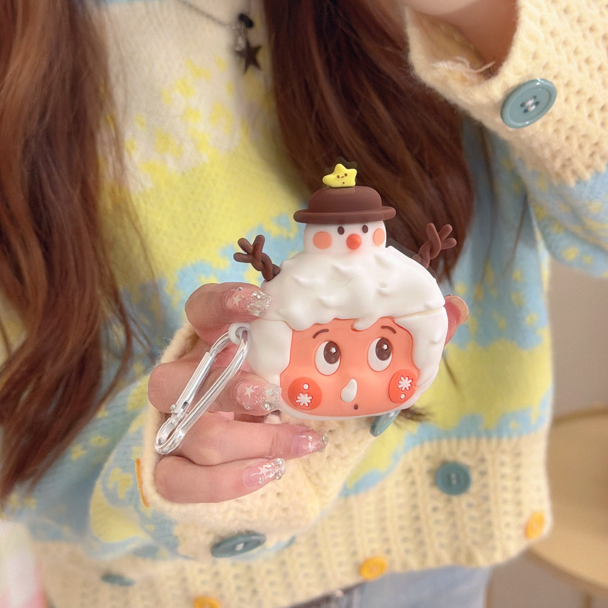 雪人星星人适用airpodspro3保护套苹果耳机套airpods3保护壳第三代airpod硅胶ipod软壳Pro2二代4蓝牙卡通耳机,3C数码配件,耳机保护套,淘宝优惠券,粉丝福利购,淘宝优惠卷