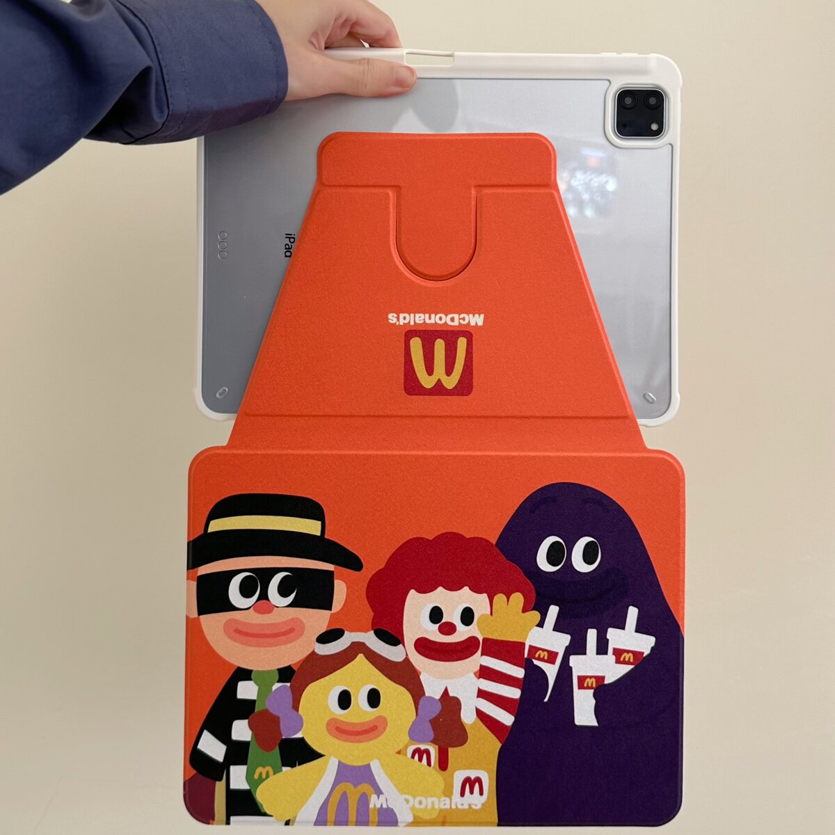旋转ipad-恶搞麦当劳适用iPad mini6（8.3寸）平板电脑壳iPad Pro 2025版(12.9英寸)简约iPad Air5(10.9英寸)