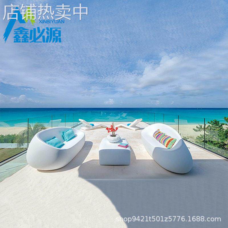 玻璃钢休闲座椅商场美陈休息坐凳户外公园公共区域等候椅厂家直销
