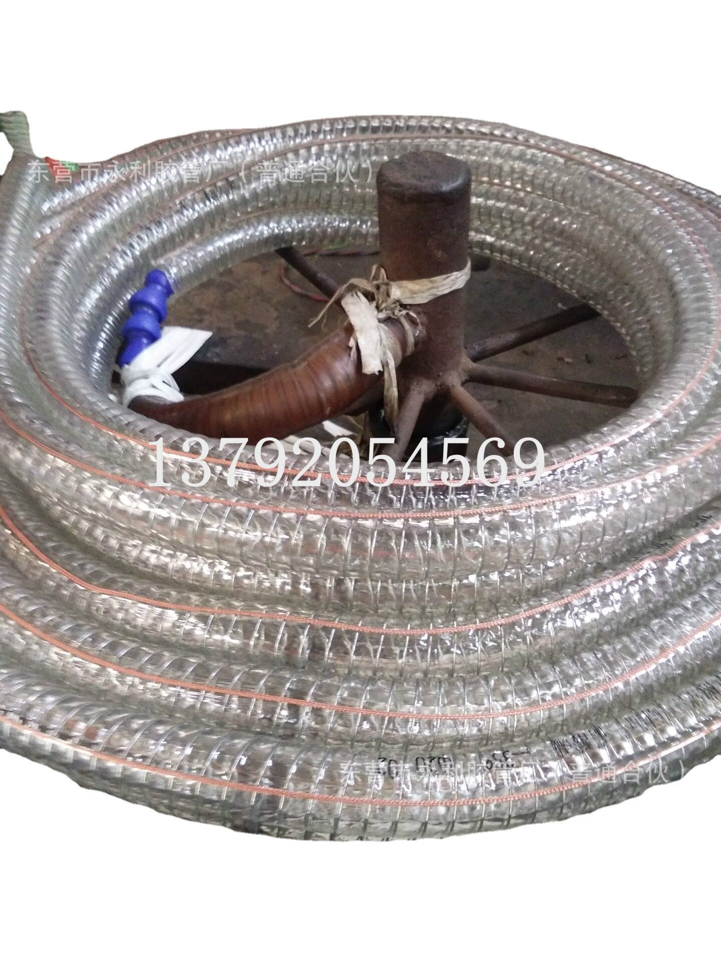 25-150mm油罐车专用钢丝油管耐寒-40度PVc防静电钢丝油管