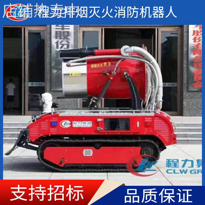小型履带式排烟水雾消防灭火机器人水陆两用大功率排涝车应急采购