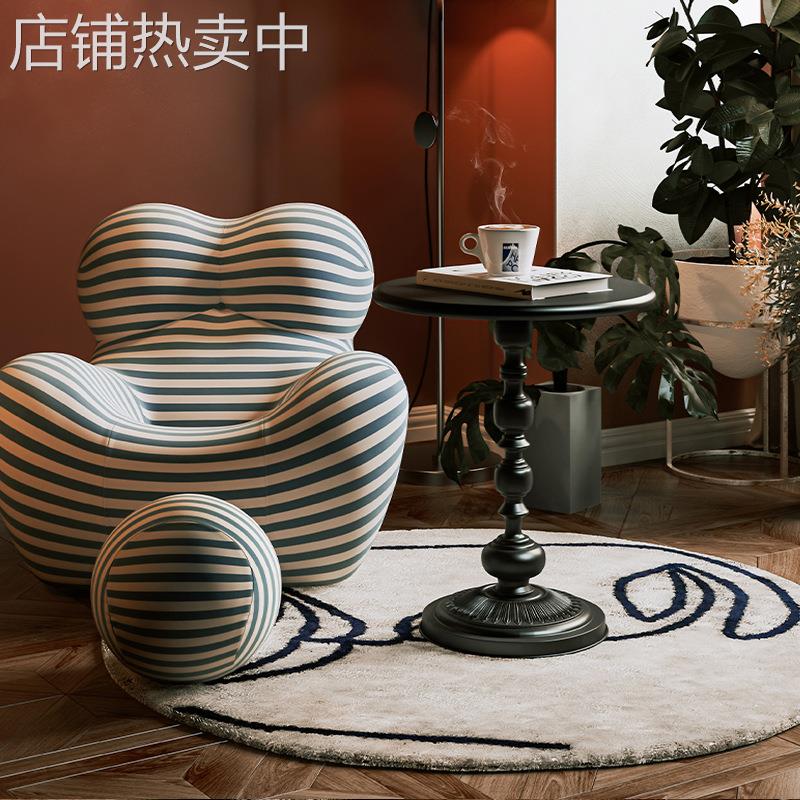 北欧创意边几简约现代ins客厅小圆桌沙发小茶几边柜圆形铁艺角几