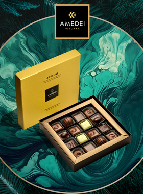 意大利进口Amedei Praline16颗夹心巧克力精美礼盒生日情人节送礼
