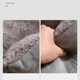 Bed Square Warm Fluffy Pets Cat Comfortable Cushio Thickened