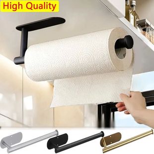 Kitchen Paper Towel Holder Adhesive Tissue Hanger Toilet Rol