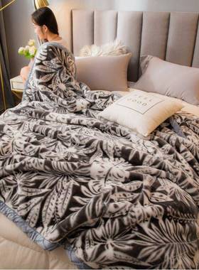 Winter Fleece Throw Blanket Warm Bed Sheet Cover cozy plush