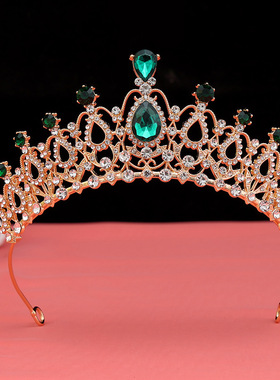 2021 new crown tiara bridal wedding accessories birthday