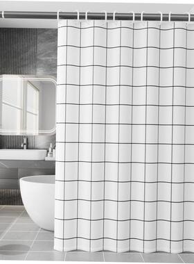 Waterproof bathroom shower curtain shading curtain all warm