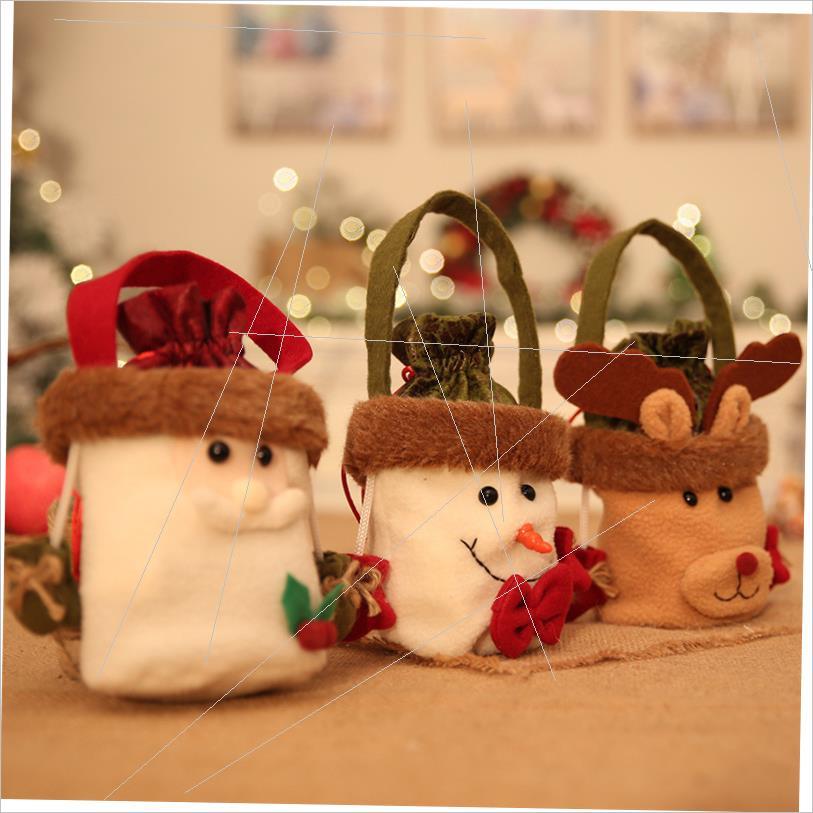Christmas apple Bag Children's holiday candy gift bag苹果袋