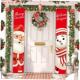 Banner Christmas Decor 2022 Merry Door Decoration