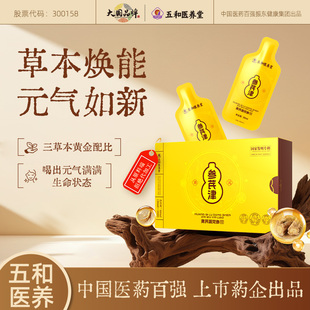 振东五和医养堂参芪津潞党参黄芪口服液正北芪体弱气弱正品