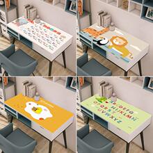 卡通皮革桌垫学生学习创意课桌桌布定防水防油写字桌桌布tpu桌垫