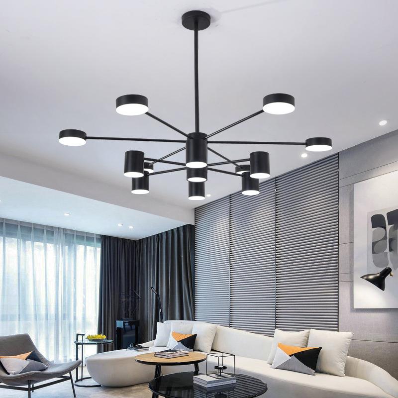 现代简约led吊灯北欧卧室客厅灯个性创意餐厅居家灯大厅装饰灯具