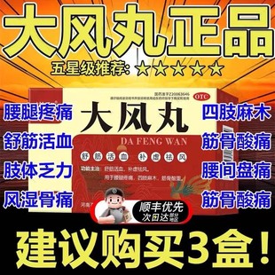 大风丸正品治腰椎间盘突出手脚麻木肩膀疼痛肩周炎专用非特效的药