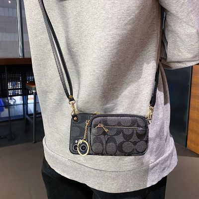 适用苹果16手机壳17Promax一体14零钱包iPhone11收纳12Pro插卡xsmax时尚xr斜挎7plus潮款15保护套se挂绳xs