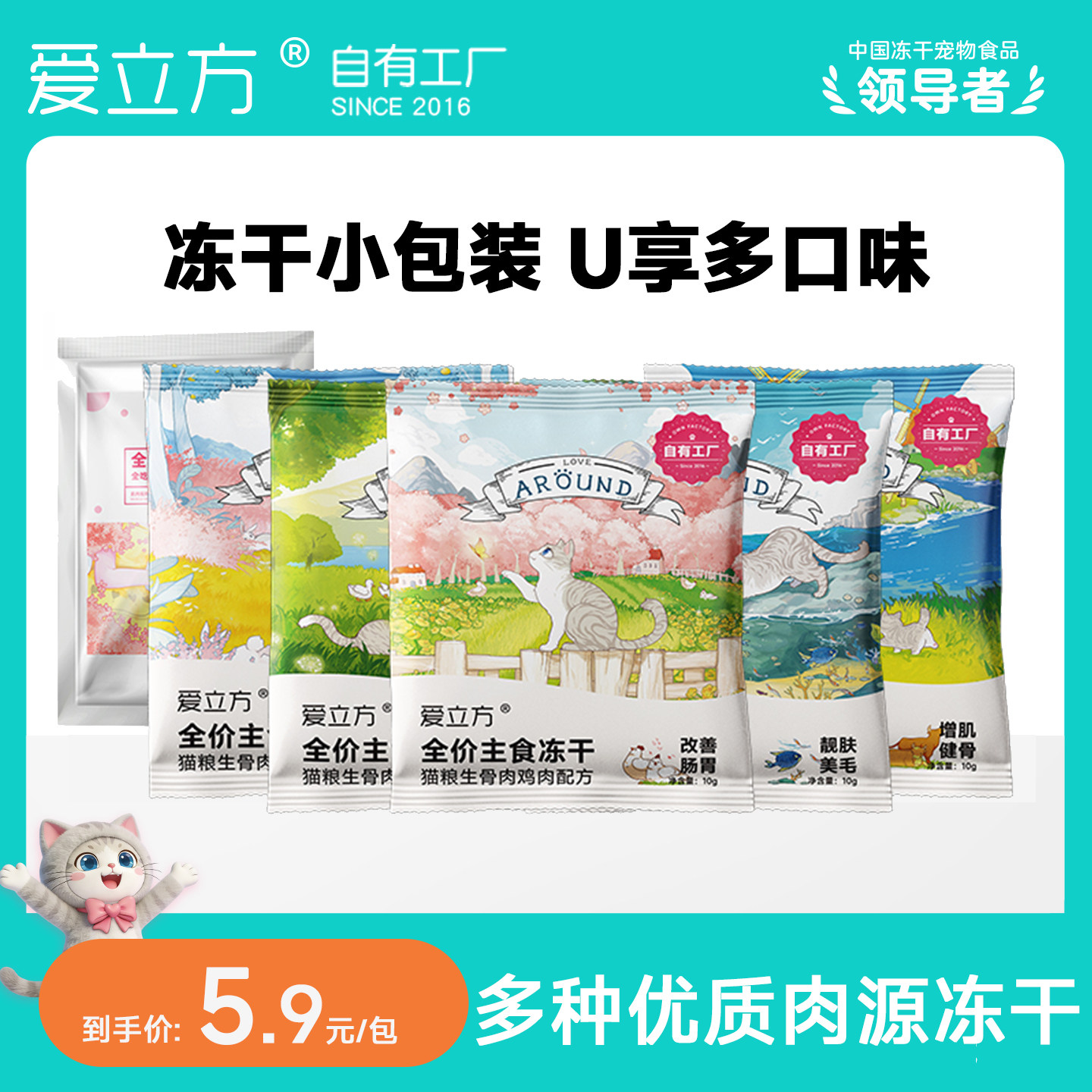 爱立方主食冻干试吃尝鲜装图片