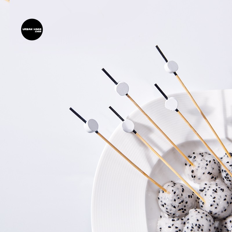 尤本家居创意竹制一次性水果签