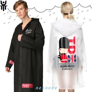 可爱雨衣女生超萌粉嫩少女心步旅行男女韩国时尚潮印花音乐节雨衣