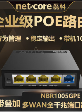 磊科POE有线路由器5口全千兆AP