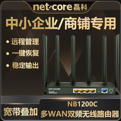 磊科企业路由器NB1200C多WAN端口