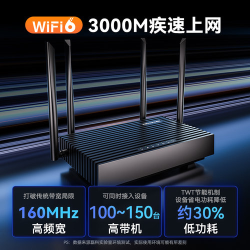 磊科无线路由器N30PROWIFI6家用