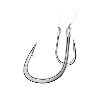 李大毛伊势尼鱼钩成品绑好子线双钩套装有刺仕挂休闲野钓大物鲢鳙