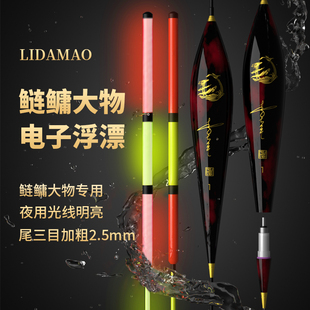 李大毛正品 枭龙大吃铅夜光电子漂鲢鳙大物日夜两用硬尾高灵敏浮漂