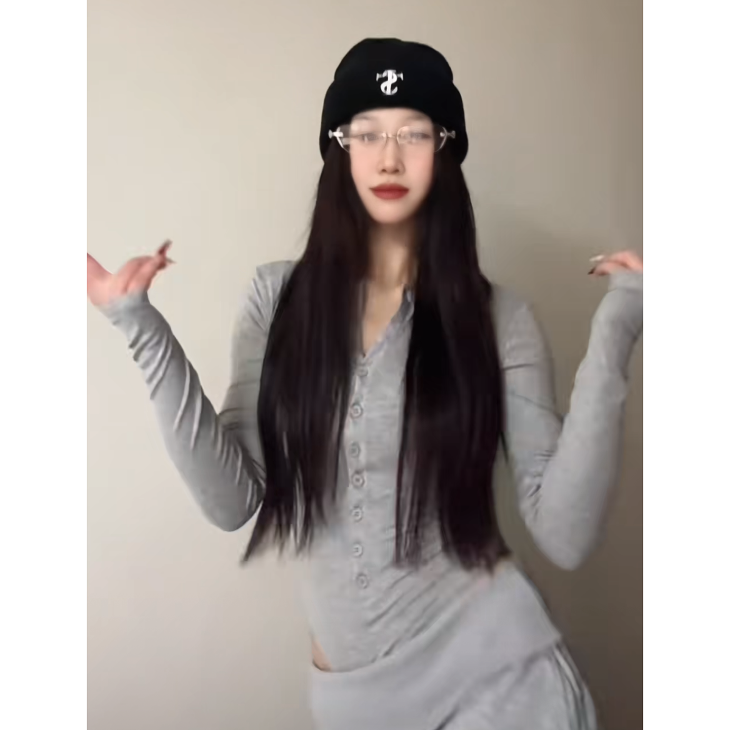 美式辣妹设计感半开领纽扣长袖连体上衣修身显瘦小众性感百搭T恤,女装/女士精品,连体衣/裤,淘宝优惠券,粉丝福利购,淘宝优惠卷