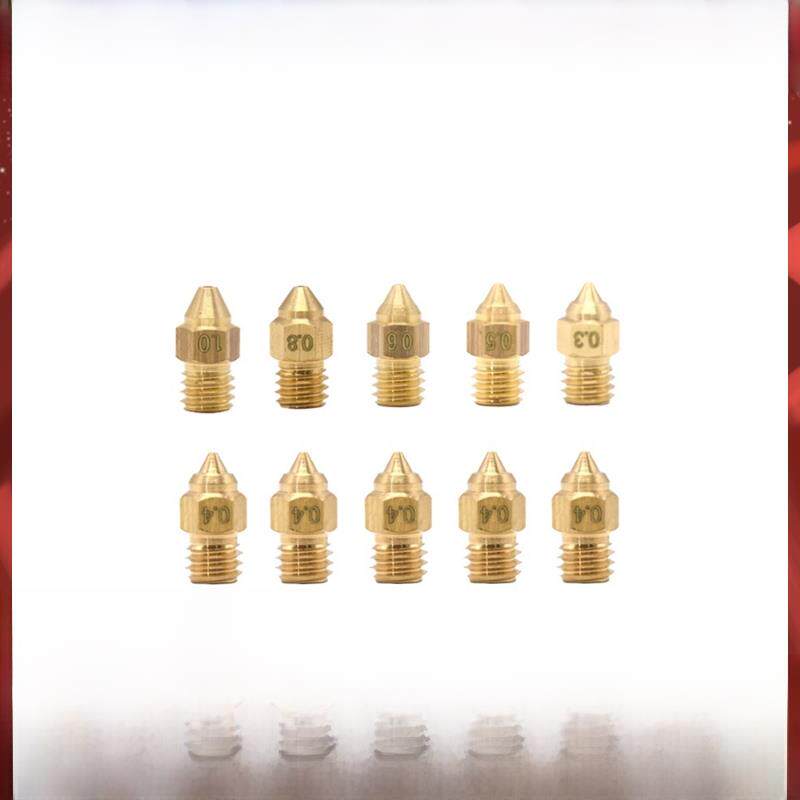 3D打印机配件/CR6SE黄铜喷嘴0.4mm高速高流量热端挤压喷嘴M6螺纹