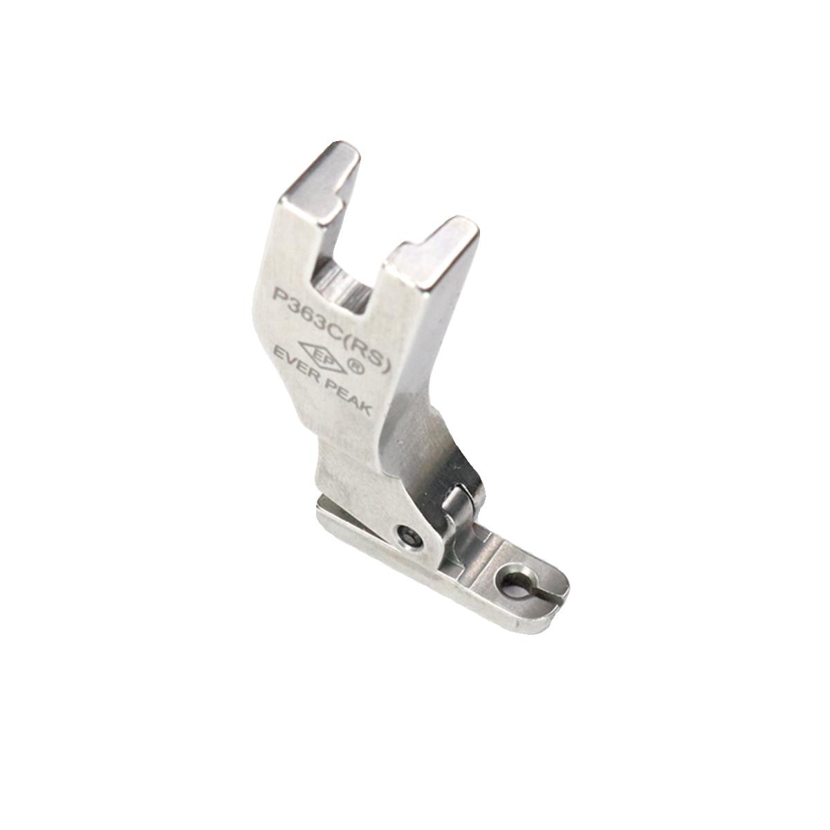 EP压脚平车圆头短身拉炼压脚底宽5MM P363C(RS)左右单边 拉炼压脚