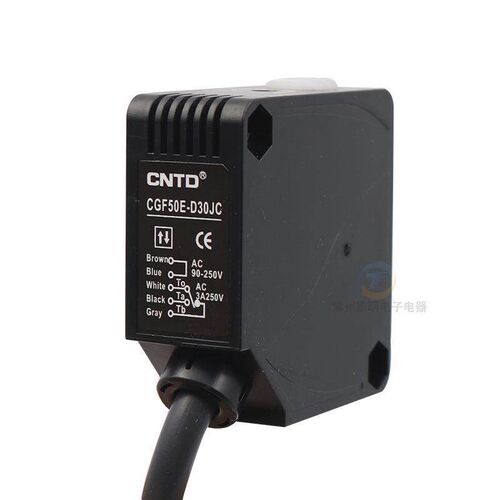 CNTD昌得交流220V漫反射式型感应控制器光电开关CGF50E-D30JC支架