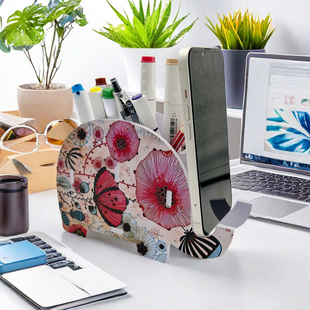 定制小象手机支架桌面笔筒可爱卡通创意多功能手机支架可拼装摆件,文具电教/文化用品/商务用品,笔筒,淘宝优惠券,粉丝福利购,淘宝优惠卷