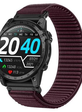 适用Garmin佳明fenix8/7X/5/3/6Xpro快拆原野山地纹尼龙编织表带Forerunner965/945/955/970手表带本能/EPIX